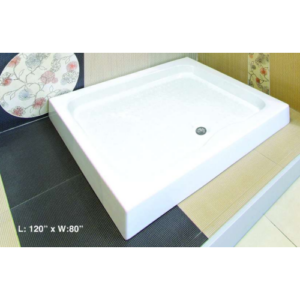 حوض استحمام مغطس ايزيس — مقاس 120×80 سم — أبيض