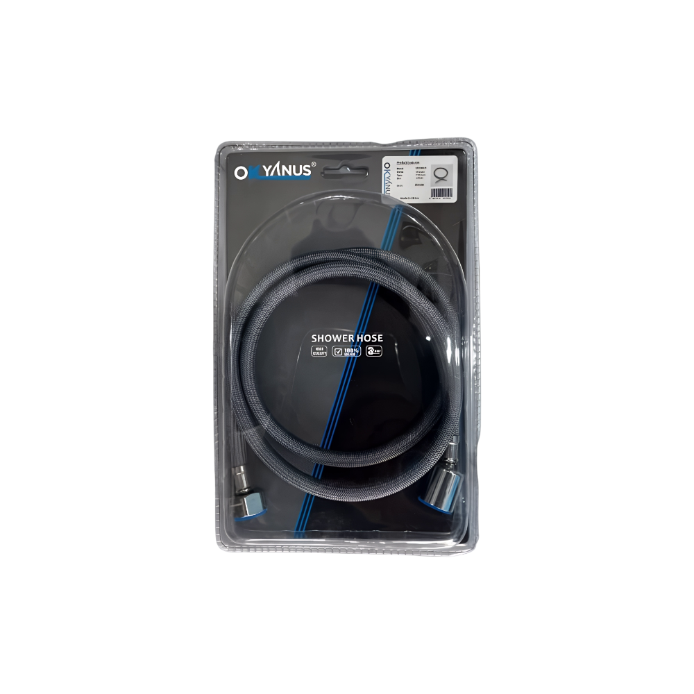 دش يدوي وشطاف يانوس، رمادي بطول 120 سم — موديل SH1004