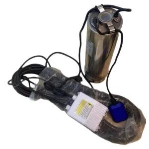 غطاس خزان مياه شاكتي من الستانلس ستيل بعوامة حماية — ضخ ثابت 1.25 حصان لأنظمة الري والتعبئة