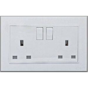 فيشة 13 أمبير لوكسيفاي (مجوز) — أبيض