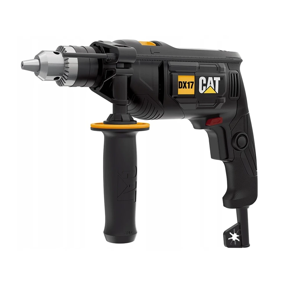مثقاب مطرقي كهربائي 13 مم بقوة 750 واط — CAT DX17