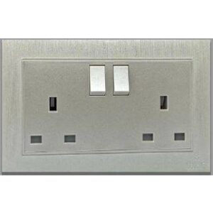 فيش 13 أمبير مجوز من لوكسيفاي LUXIFY بلون لؤلؤي