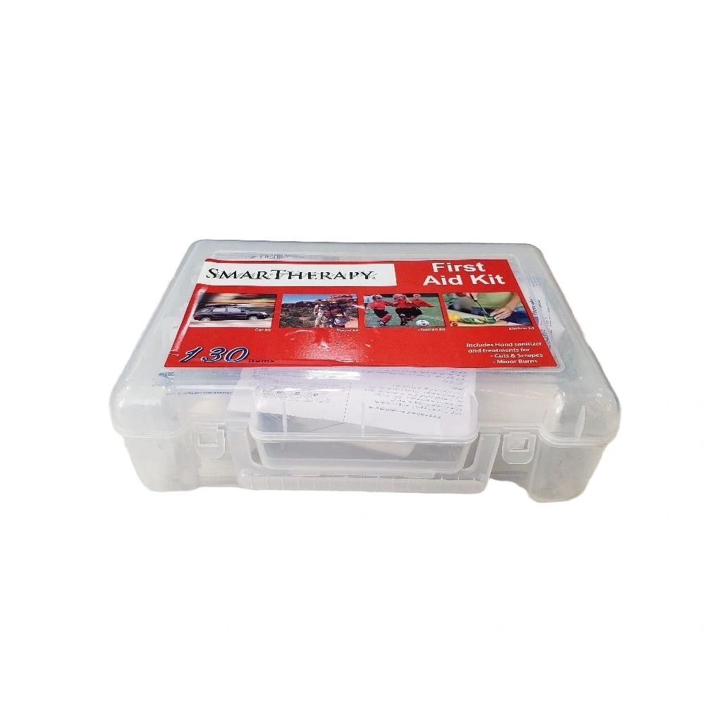 حقيبة إسعافات أولية سمارثيرابي — 130 قطعة مستلزمات طوارئ للمنزل، السيارة والسفر