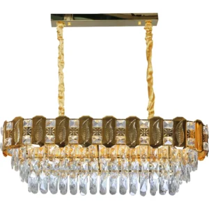 ثريا مودرن ذهبية 14 × E14 — مقاس 1000 × 350 مم