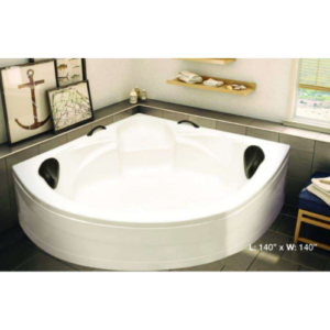 بانيو زاوية أكريليك من كان بمقاس 140×140 سم