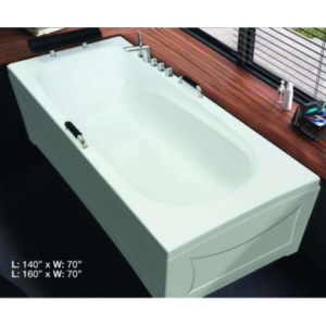 حوض استحمام أكريليك (مغطس) — موديل "سهي" 140×70 سم