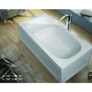 بانيو أكريليك موديل لينا — مغطس 140×70 سم