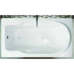 حوض استحمام أكريليك حديث - موديل سهي - 140×70 سم - أبيض