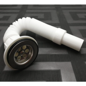 طقم تصريف حوض بخرطوم مرن 1.5 بوصة