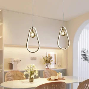 Modern gold wall sconce with three lights — 15 watts