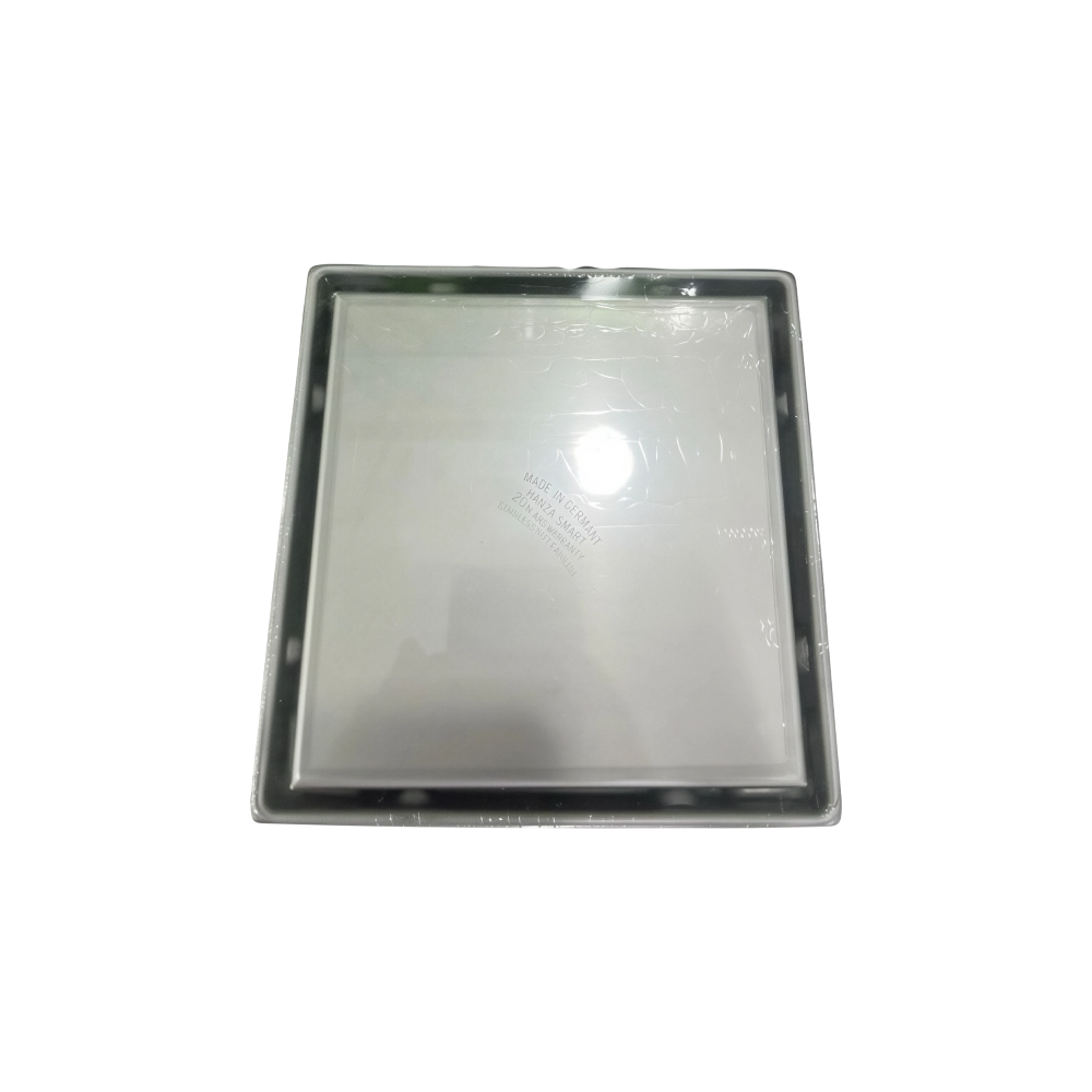 مصرف/صفاية بلاط هانزا سمارت 15×15 سم — ستانلس ستيل 304