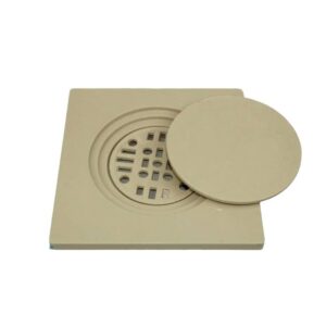 صينية فايبر مقاس 15×15 سم — لون بيج