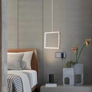 Modern gold chandelier with triple lights, 15 watts (single)