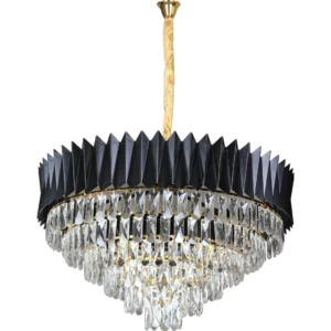 ثريا معلقة مودرن ذهبية بعدد 15 لمبة بمقبس E14 — طول 800 ملم