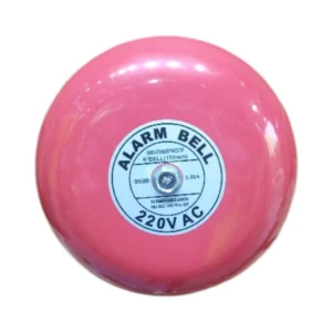 جرس إنذار صوتي كهربائي معدني 150 مم، 220 فولت (تيار متردد)
