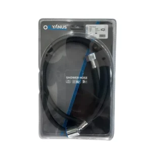 Oceanus 150cm Braided Shower Hose — Black