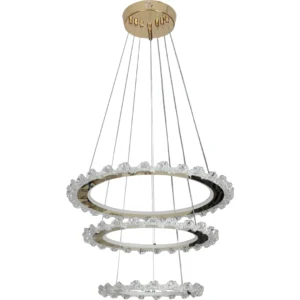 ثريا معلّقة مودرن ذهبي — 150 واط، 3 درجات إضاءة