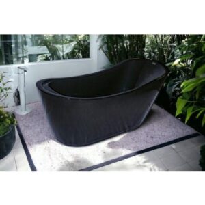 بانيو استحمام يونكس أفينيوز — 150×74 سم (أسود)