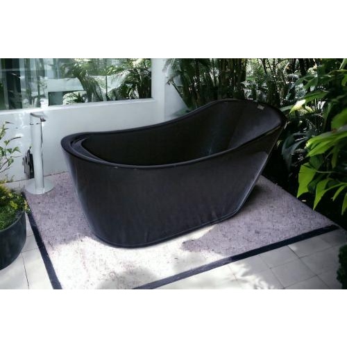 بانيو استحمام يونكس أفينيوز — 150×74 سم (أسود)