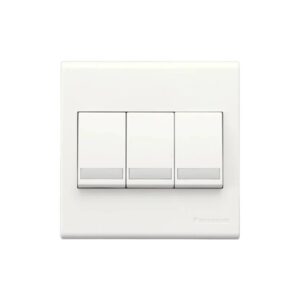 مفتاح ثلاثي الاتجاهات 16 أمبير عريض أبيض — باناسونيك (صنع تايلاند)