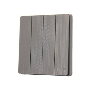 مفتاح رباعي 16 أمبير من LUXIFY — فضي مطوَّر