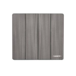 مفتاح كهربائي رباعي 16 أمبير LUXIFY — فضي