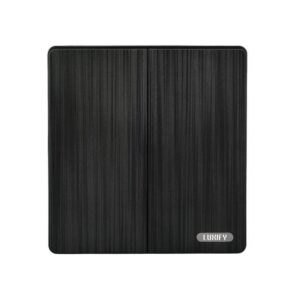 مفتاح كهربائي مزدوج 16 أمبير من LUXIFY — أسود