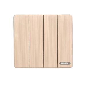 مفتاح رباعي 16 أمبير من LUXIFY بلون ذهبي