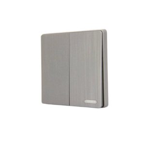 مفتاح مزدوج 16 أمبير من LUXIFY — لون فضي متطور