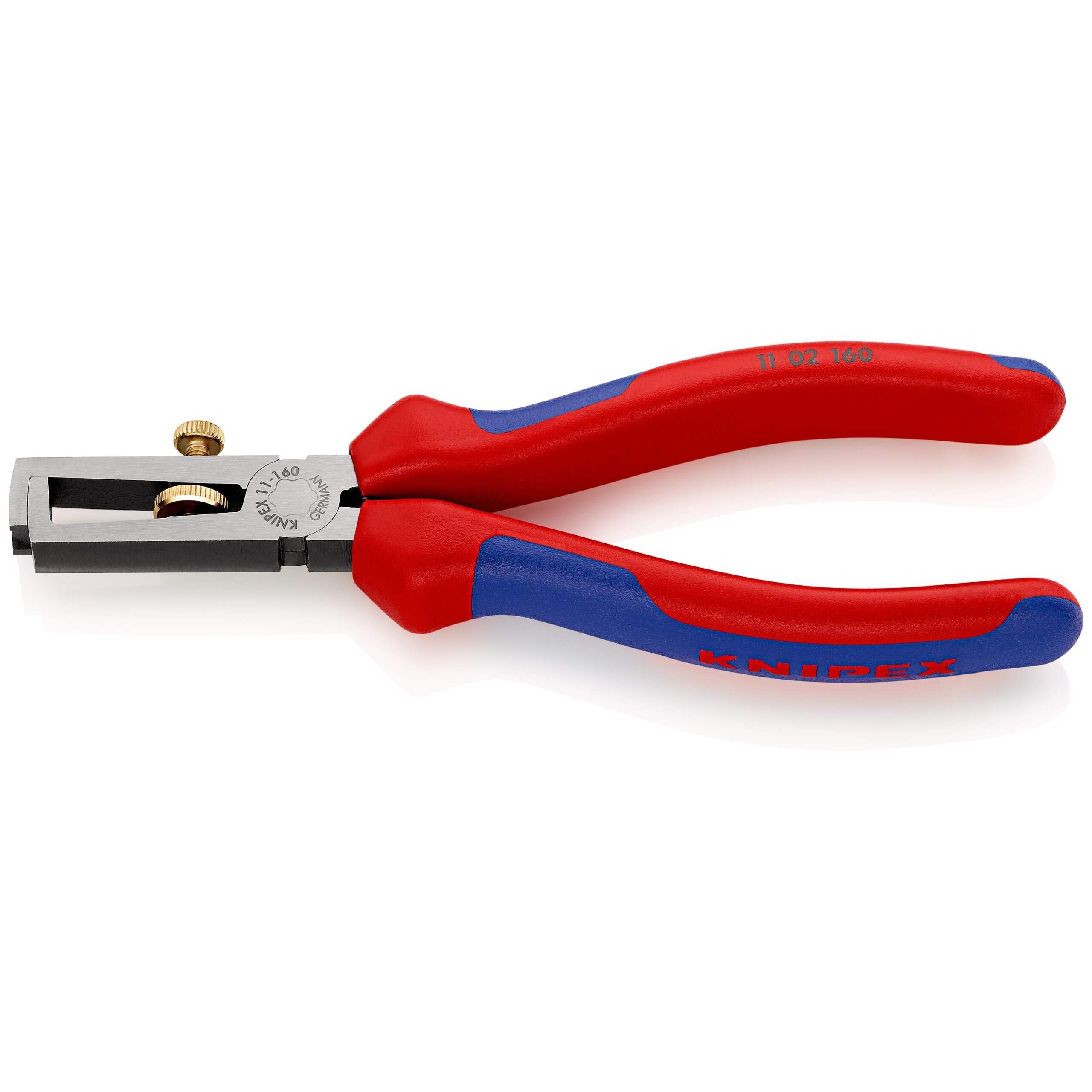 Knepex Insulated Wire Stripper with Spring Opening — 160 mm, Black