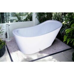 بانيو استحمام يونكس أفينيوز 170×74 سم - أبيض (170/74)