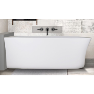 بانيو كلاسيك موديل «الياسمين» 170×75 سم — يسار — أبيض