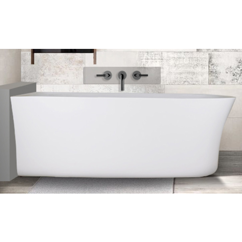 بانيو كلاسيك موديل «الياسمين» 170×75 سم — يسار — أبيض