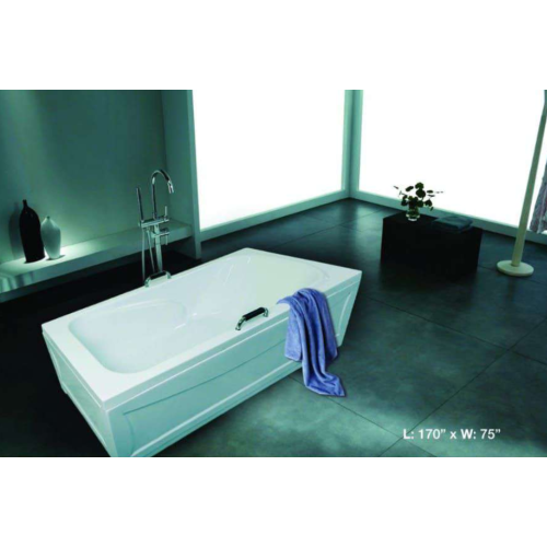 بانيو أكريليك غطس — موديل شادو 170×75 سم