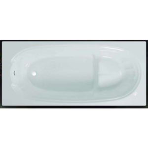 بانيو موناليزا أكريليك — 170×75 سم — أبيض