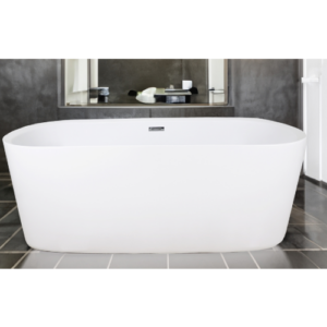 بانيو كلاسيكي "سيندي" بتصميم أوروبي — 170×80 سم — أبيض