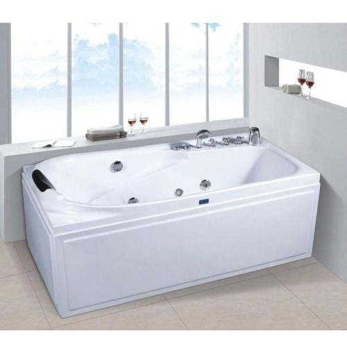 جاكوزي استرخاء متكامل 170×85 سم - أبيض (زاوية يسار)