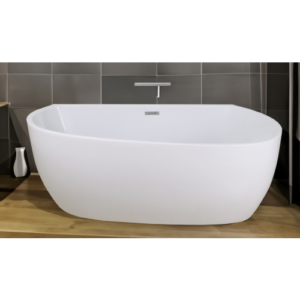 بانيو كاميليا بتصميم كلاسيكي قائم بذاته — 170×85 سم — أبيض