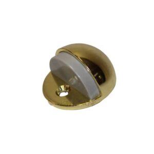 Semi-circular gold door stopper — Made in Taiwan
