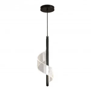 Modern single wall-mounted light fixture in black with three light settings