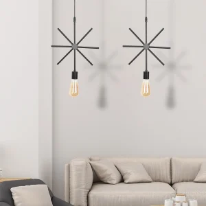 علاقة سوداء بنجمة استيل مميزة