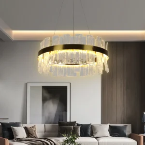 نجف مودرن باللون الزيتي، ٣ إضاءات بقدرة ٤٢ واط، قطر ٦٠ سم