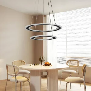 مصباح معلق مودرن أسود — ٣ إضاءات، ١٠٥ واط