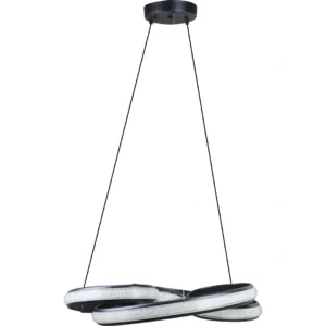 مصباح معلق مودرن أسود — ٣ أوضاع إضاءة، ١٣٥ واط