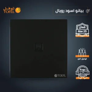 فيشة كمبيوتر رويال — لون بيانو أسود