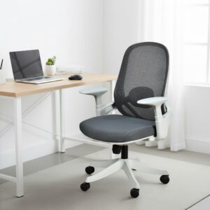 كرسي مكتب دوّار مودرن قابل للضبط — رمادي