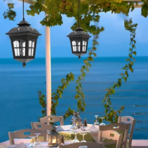 فانوس معلق أسود متوسط