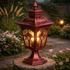 فانوس أرضي من النحاس