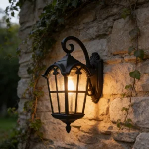 فانوس حائط أسود