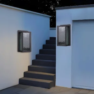 كشاف جداري للبوابة بغطاء أسود